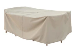 Treasure Garden 60" Small Oval/Rectangle Table & Chairs W/8 Ties & Velcro Closure Protective Furniture Cover - W/Umbrella Hole