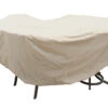 Treasure Garden 92" X-Large Oval/Rectangle Table & Chairs W/8 Ties Protective Furniture Cover - No Umbrella Hole