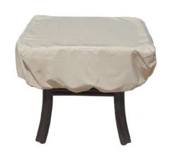 Treasure Garden 27" Square Or Round Occasional Table W/Elastic Protective Furniture Cover