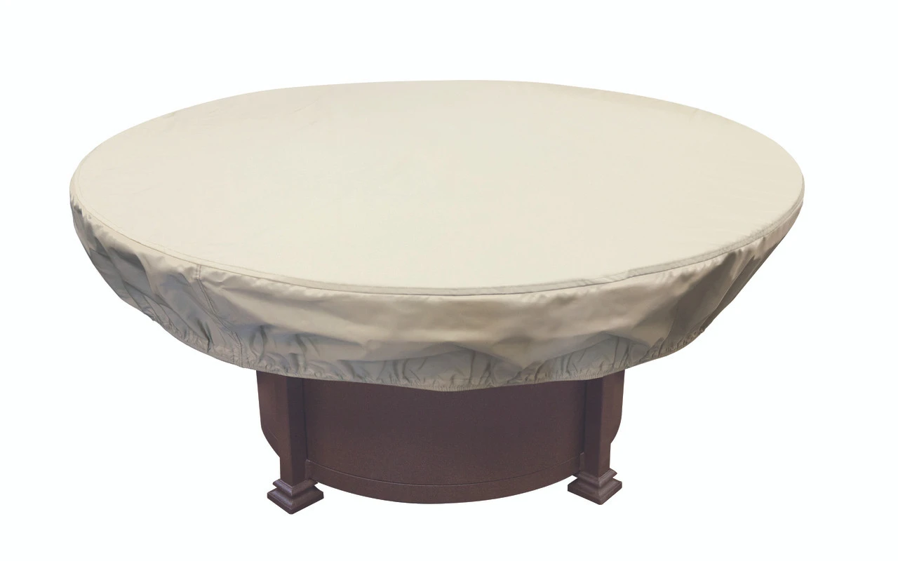Treasure Garden 48" - 54" Round Chat Table Or Fire Pit Protective Cover 1 Treasure Garden 48" - 54" Round Chat Table Or Fire Pit Protective Cover