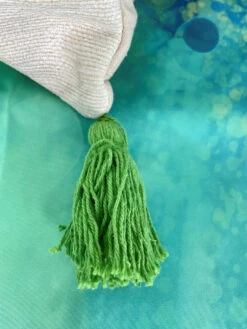 Toss Pillow Bamboo Botanical With Tassels 20x20 -Chirst Seasonal Home Store CPT8005 Lifestyle 3 07765.1664569170