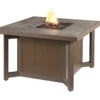 Carmel 42" Square Fire Pit With Porcelain Top