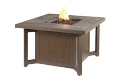 Carmel 42" Square Fire Pit With Porcelain Top
