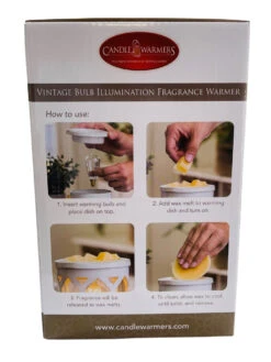 Candle Warmers Walnut & Rope Vintage Bulb Illumination Fragrance Warmer -Chirst Seasonal Home Store EBWRP 6 50197.1692725689