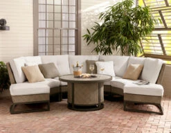 Agio Ellery 44 Inch Round Fire Pit Chat Height -Chirst Seasonal Home Store Ellery Sectional FP NoBench RS scaled 63400.1622730356