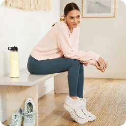 Warmies Plush Microwavable Lavender Scented Boots Brown -Chirst Seasonal Home Store FWBOOMB 7 11396.1696969031