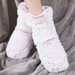 Warmies Plush Microwavable Lavender Scented Boots Lavender -Chirst Seasonal Home Store FWBOOMP 7 65249.1693586538