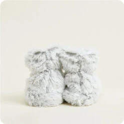 Warmies Plush Microwavable Lavender Scented Slippers Gray -Chirst Seasonal Home Store FWSLIMG 4 01550.1693587528