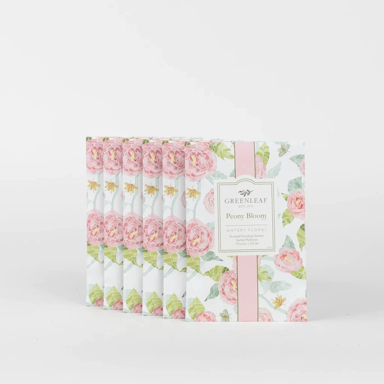 Greenleaf Sachet 6 Pack Peony Bloom 1 Greenleaf Sachet 6 Pack Peony Bloom