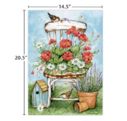 Lang 300PC Geranium Chair Jigsaw Puzzle -Chirst Seasonal Home Store Geranium Chair Puzzle 5 26435.1684787639
