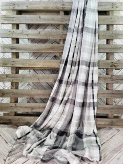 Calvin Grey Plaid Throw 6 Calvin Grey Plaid Throw -Chirst Seasonal Home Store Grey Plaid 4 63242.1665432583