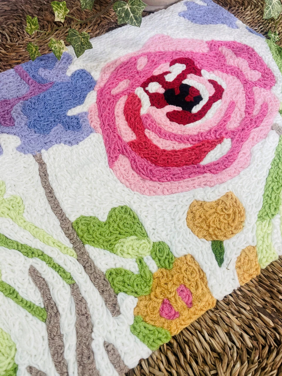 Jellybean Rug Happy Flowers 20"x30" 3 Jellybean Rug Happy Flowers 20"x30" - Image 3