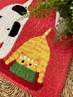 Jellybean Tails Up 21" X 33" Indoor/Outdoor Rug -Chirst Seasonal Home Store JBBT071 3 80856.1649790639