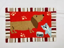 Jellybean Rug Dachshund Dinner 20X30