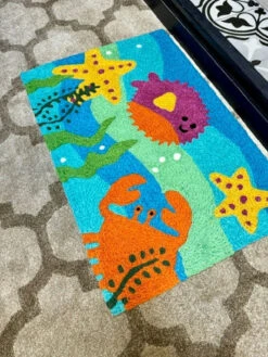 Jellybean Rug Puffer And Crab Doormat -Chirst Seasonal Home Store JBDM016 5 71661.1696858513