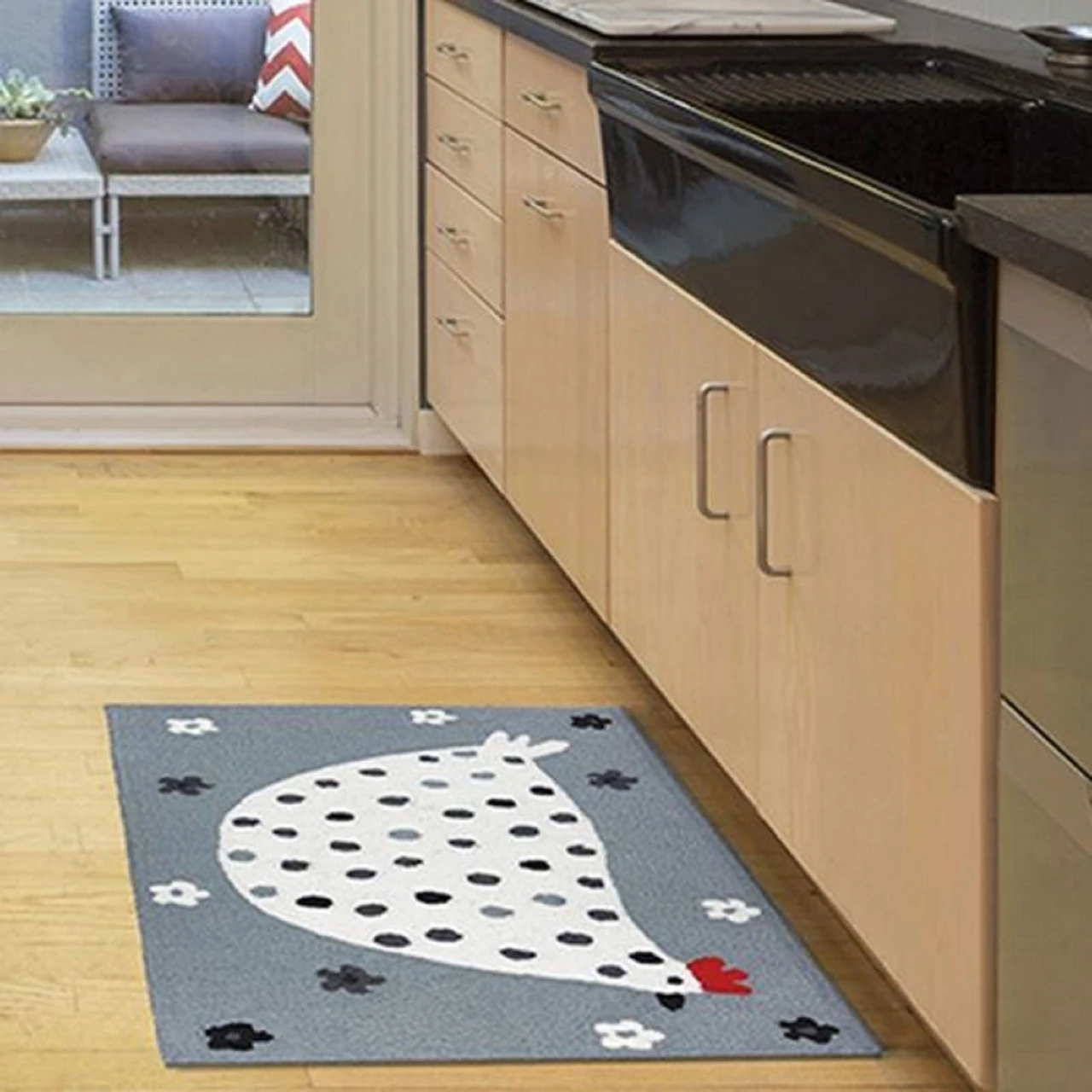 Jellybean Rug Cool Grey Chick 2 Jellybean Rug Cool Grey Chick - Image 2