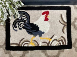 Jellybean Rug Fancy Rooster -Chirst Seasonal Home Store JBGG001 Lifestyle 2 41095.1682971508