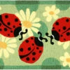 Jellybean Rug Ladybugs