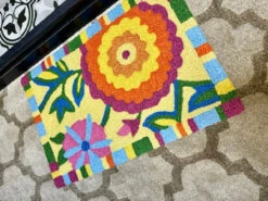 Jellybean Rug Summertime Flowers Doormat -Chirst Seasonal Home Store JBJC005 5 42522.1696858808