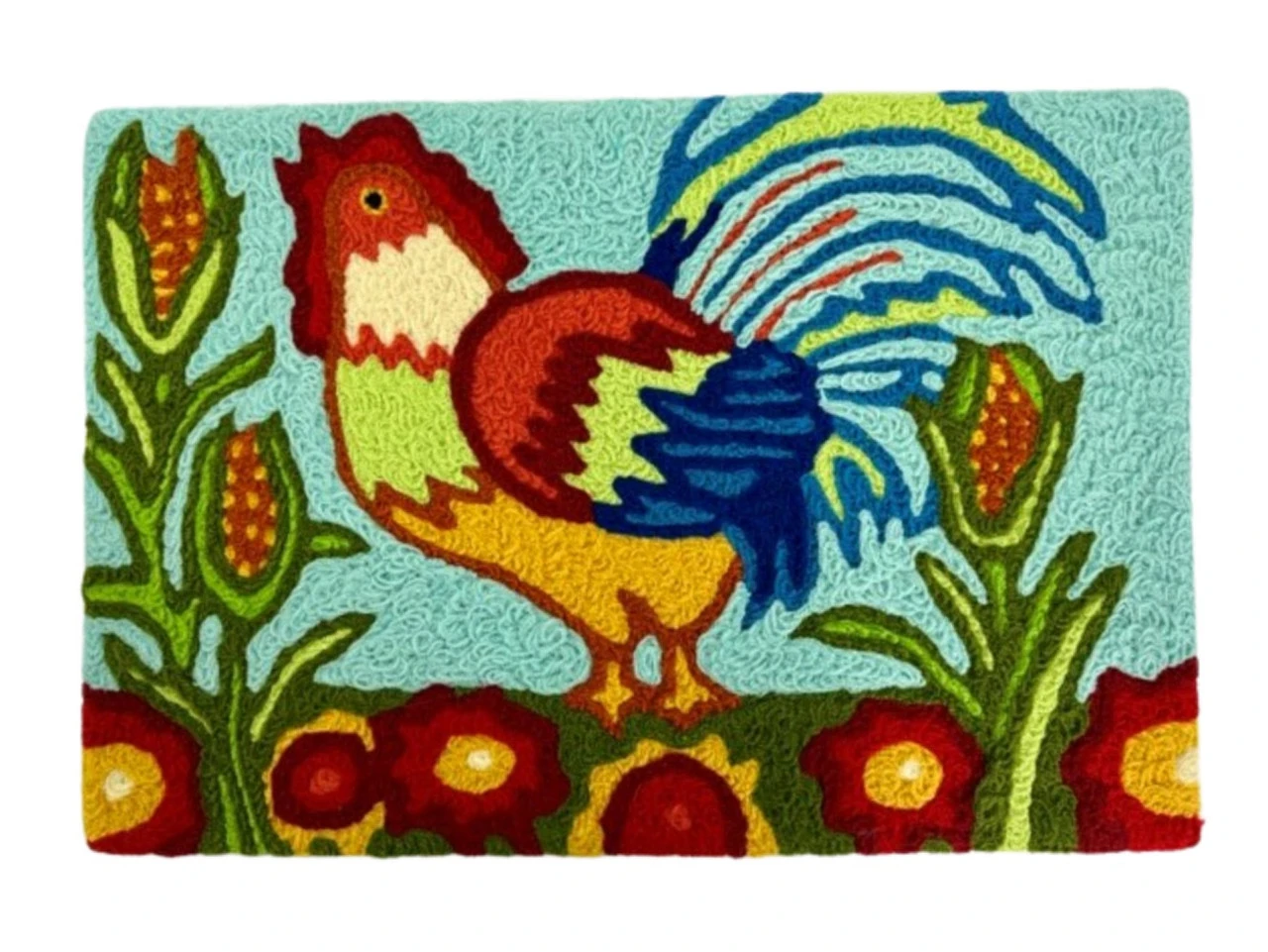 Jellybean Rug Country Rooster 1 Jellybean Rug Country Rooster