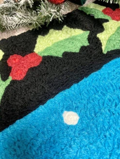 Jellybean Rug Holly Jolly Snowman 20" X 30" -Chirst Seasonal Home Store JBLSFG054 4 83584.1649787963