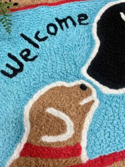 Jellybean Welcome Dogs Rug 21" X 33" -Chirst Seasonal Home Store JBSE017 2 07311.1649790740