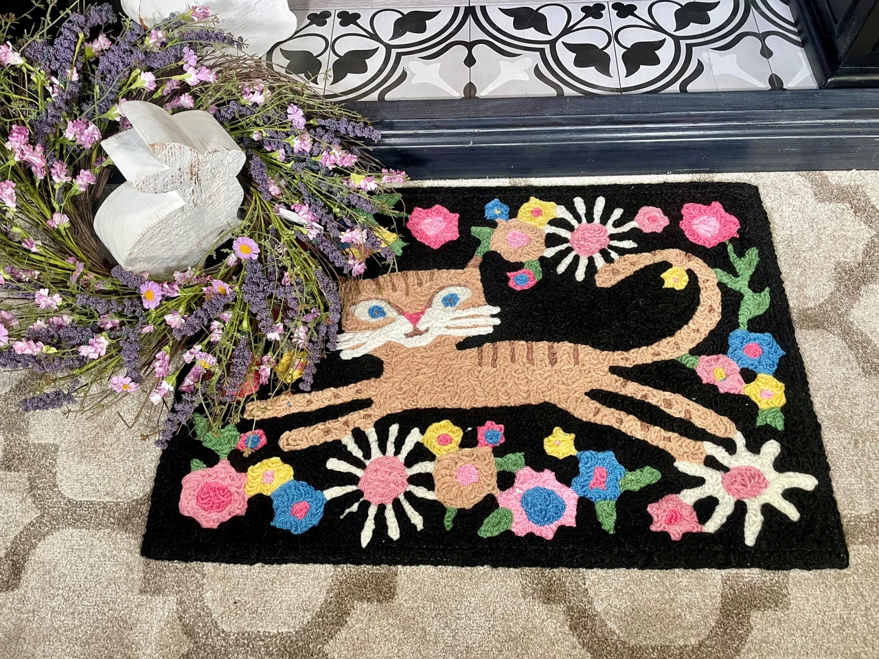 Jellybean Rug Meow Kitty 20x30 2 Jellybean Rug Meow Kitty 20x30 - Image 2