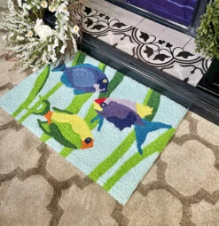 Jellybean Rug Colorful Tropical Fish -Chirst Seasonal Home Store JBTV002 4 10919.1677872607