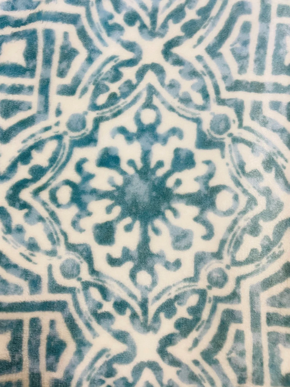 Olsen Mineral Blue Tile Throw 2 Olsen Mineral Blue Tile Throw - Image 2