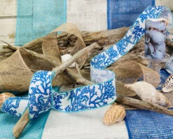 Ribbon Poly Burlap Mesh Royal Blue 10" X 10yd -Chirst Seasonal Home Store Ocean Ribbon Lifestyle 78375.1612991310