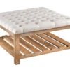 Square Tufted Cocktail Ottoman 36"