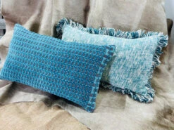 MasterWeave Toss Pillow Woven Teal Chenille 16" X 26" 11 MasterWeave Toss Pillow Woven Teal Chenille 16" X 26" -Chirst Seasonal Home Store ROSD20572MW Lifestyle 2 50333.1677688494