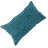 MasterWeave Toss Pillow Woven Teal Chenille 16" X 26"