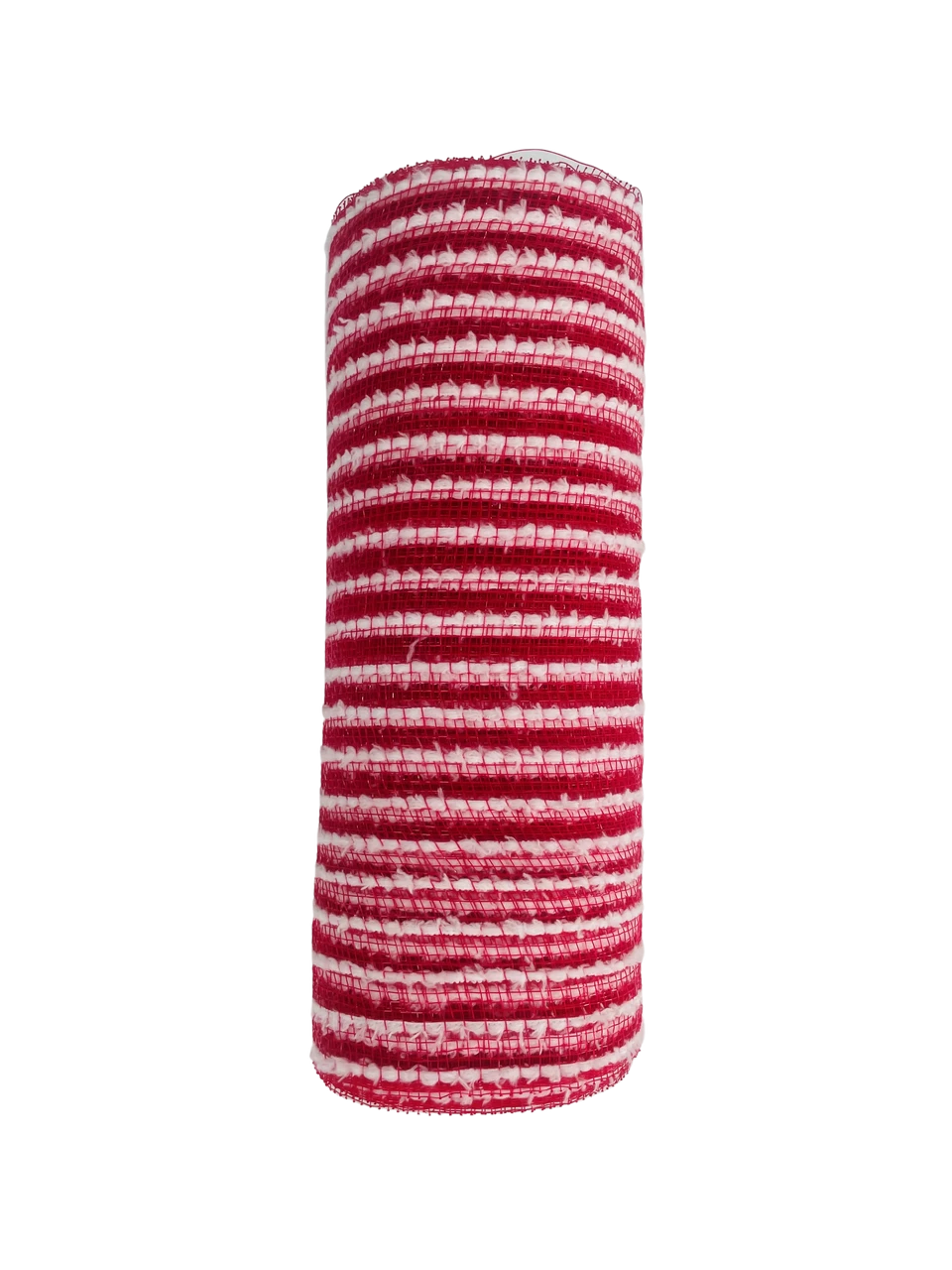 Ribbon Snowdrift Mesh 10.5" X 10Yd Red White 1 Ribbon Snowdrift Mesh 10.5" X 10Yd Red White
