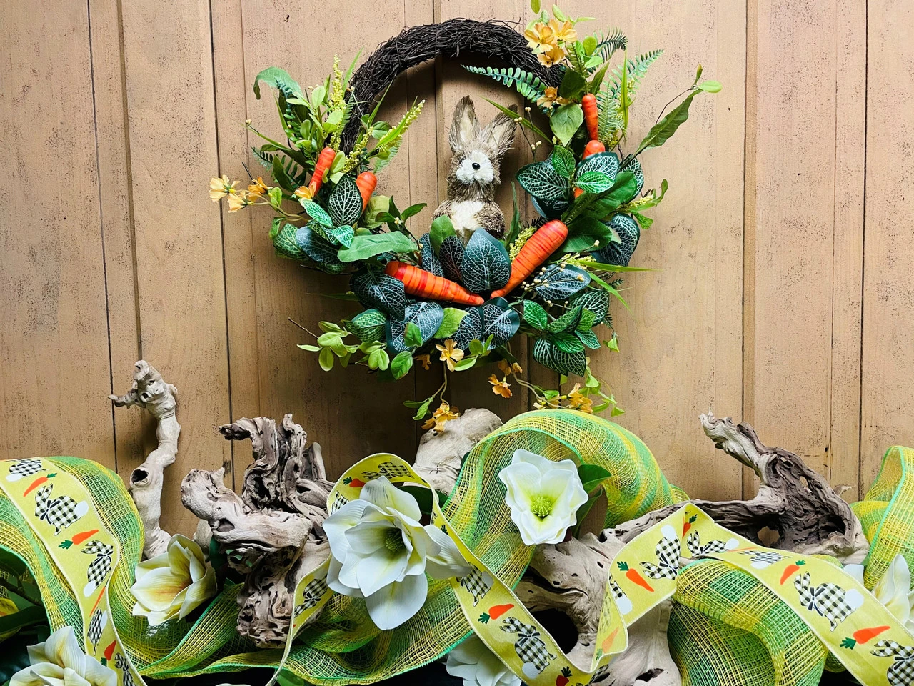 Ribbon Gingham Bunny 2.5" X 10YD Yellow 6 Ribbon Gingham Bunny 2.5" X 10YD Yellow - Image 6