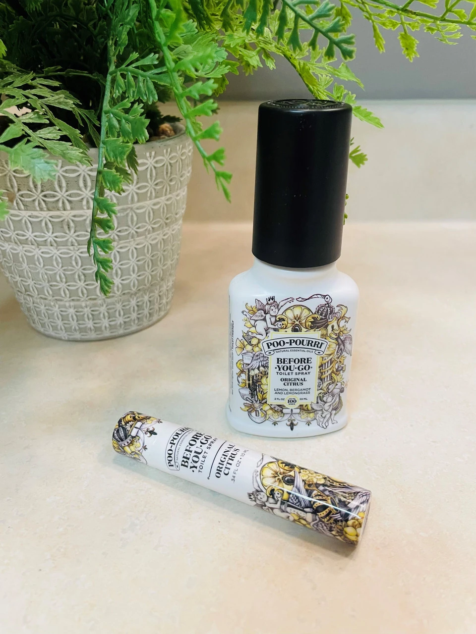 Poo-Pourri Before You Go Toilet Spray Original Citrus 2oz Bottle 5 Poo-Pourri Before You Go Toilet Spray Original Citrus 2oz Bottle - Image 5