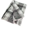 Calvin Grey Plaid Throw