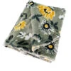 Talia Grey Floral Throw