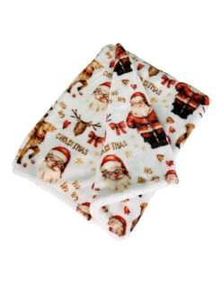 Santa Throw Multi-Color