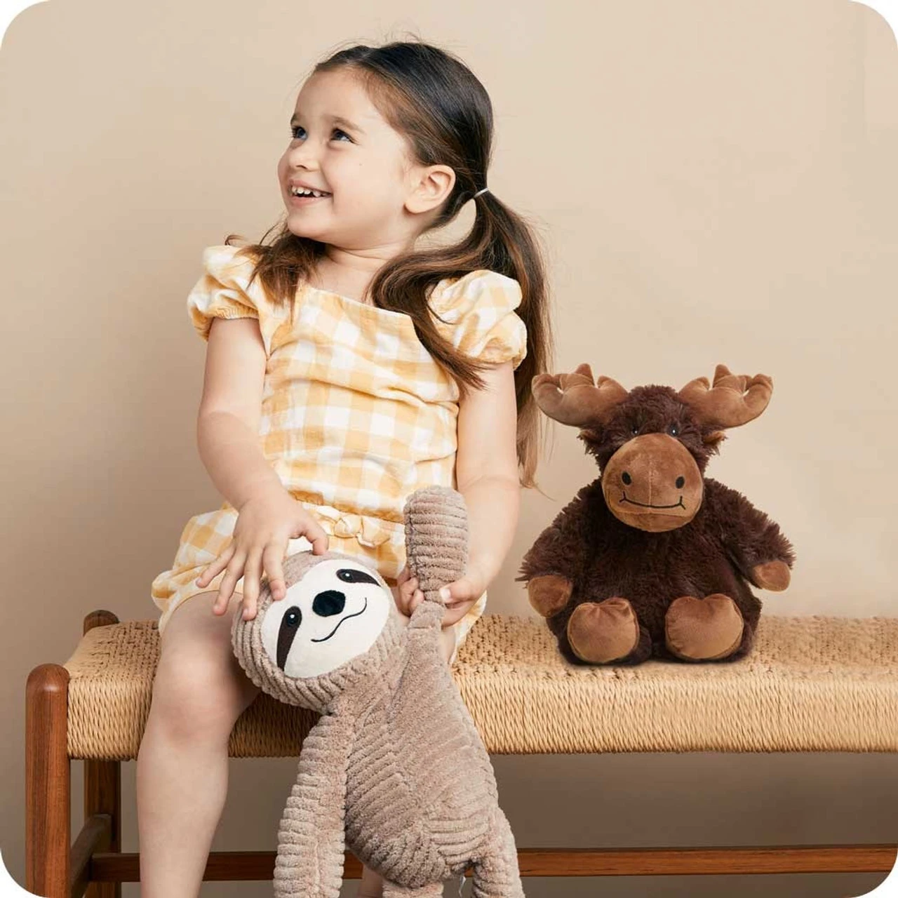 Warmies Plush Microwavable Lavender Scented Plush Moose 5 Warmies Plush Microwavable Lavender Scented Plush Moose - Image 5